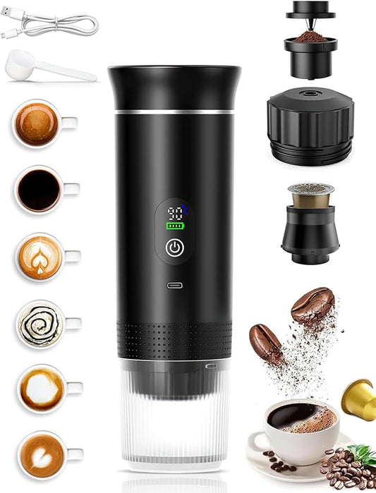 2-in-1 Portable Espresso Machine
