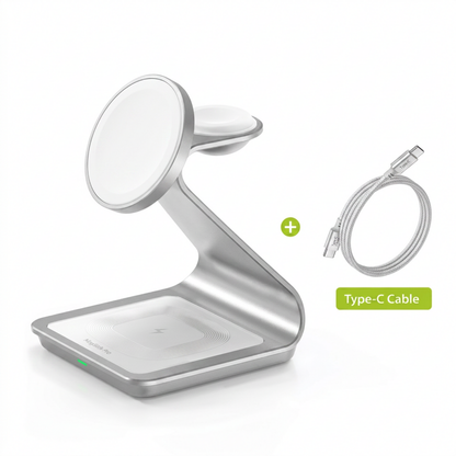 MaxCharge 3-in-1 Wireless Charging Station – The Must-Have Charger for Modern Women